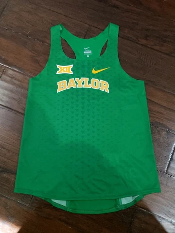 NIKE WOMENS UNIVERSITY OF BAYLOR BEARS RACERBACK TRACK TANK TOP Size 2XL Green Cover