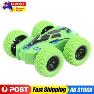 Kids Fun Double-Side Vehicle Inertia Shatter-Proof Model Toy Car (Green) - Picture 1 of 7