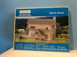 Creatology 3D Wooden Ranch House - Picture 1 of 3