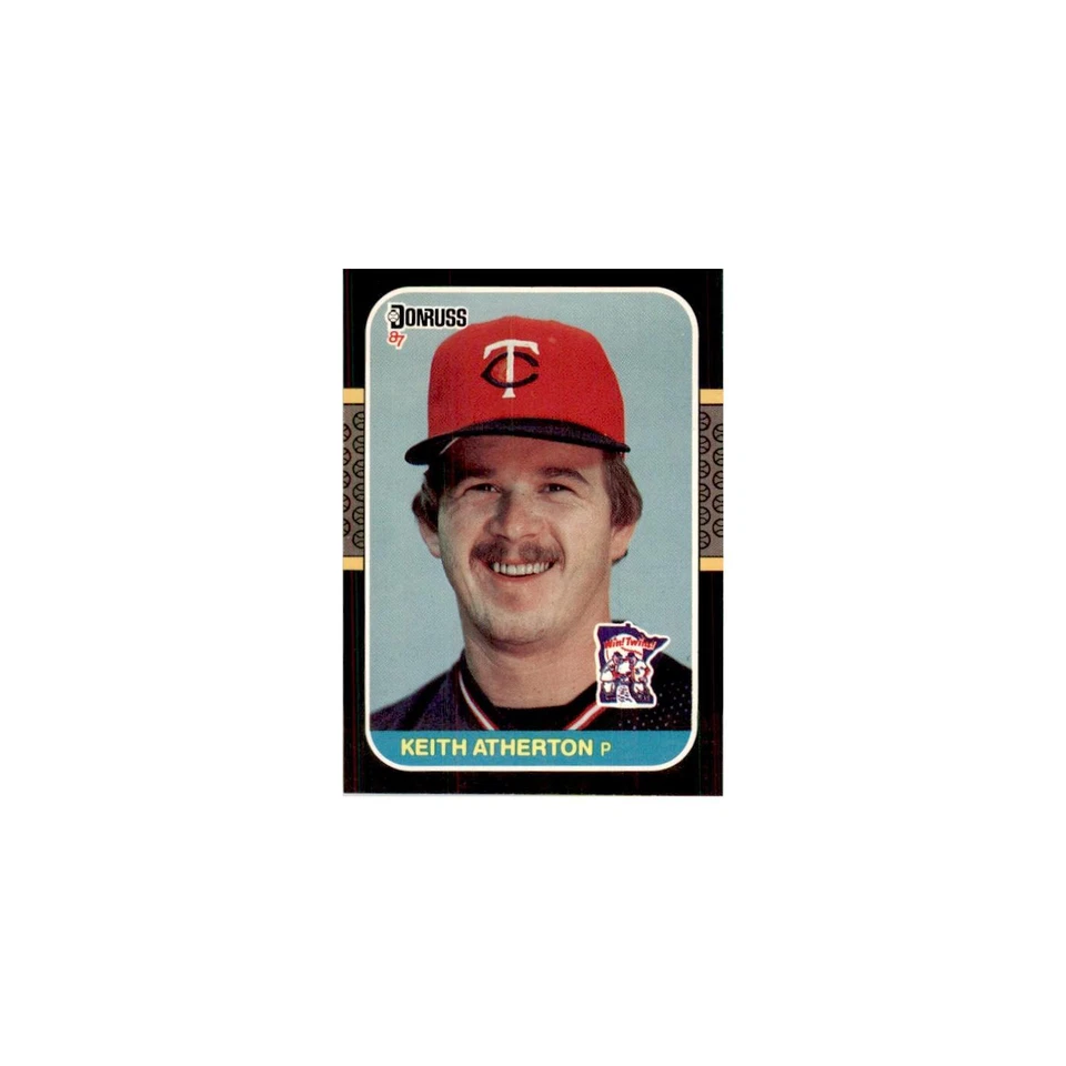 1987 Donruss Keith Atherton Baseball Cards #272 - Image 1 of 3