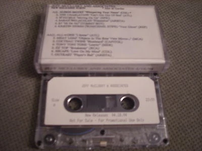 RARE PROMO Jeff McClusky CASSETTE TAPE Sarah McLachlan Cocteau Twins MEAT LOAF ! - Image 1 of 2