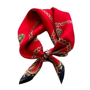 Women's 100% Pure Mulberry Silk Small Square Scarf - Neckerchief Women - Silk... - Picture 1 of 6