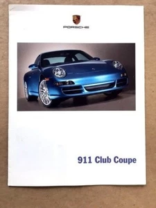 2006 Porsche 911 Club Coupe Original Car Sales Brochure Catalog - Picture 1 of 4