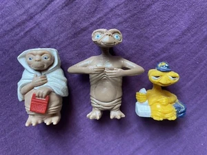 3 Figurines E.T. L’extraterrestre LJN Toys 1982 Universal Studios - Foto 1 di 6