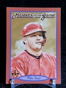 2019 PANINI DIAMOND KINGS MIKE TROUT MASTERS OF THE GAME BASEBALL - Picture 1 of 2