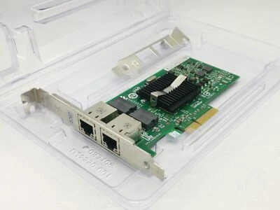 INTEL EXPI9402PT PRO/1000 Dual Port Server Adapter PCI-E Network Card 82571 - Image 1 of 4