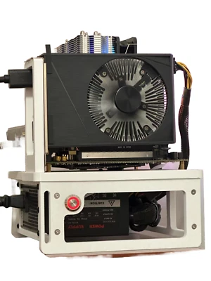 Unique custom ITX case, mATX case, small n1 replica, small n1 PC case, 3D print - Image 1 of 4