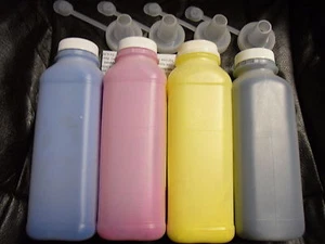 4 Refill Toner +4 Chip +Tool for Lexmark C520 C522 C524 C530 C532 Printer C534 - Picture 1 of 1