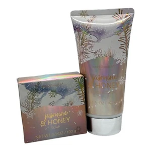 NEW Body and Earth Jasmine & Honey Body Lotion and Soap Set - Picture 1 of 8