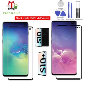 Replacement Outer Front Glass Screen Lens For Samsung Galaxy S10 S10+ S10e Tool - Picture 1 of 17