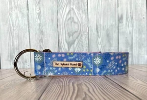 2" Fern Handmade Fishtail Martingale Dog Collar Greyhound, Whippet, Lurcher - Picture 1 of 7