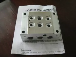 Jupiter Pneumatic 2 Station Port 1/4" Inlet 1/4" Outlet Aluminum Manifold USA - Picture 1 of 4