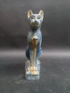 ANCIENT EGYPTIAN ANTIQUES EGYPTIAN Statue Of Cat Goddess Bastet Egyptian BC - Picture 1 of 11