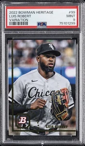 2022 BOWMAN HERITAGE VAR #99 LUIS ROBERT PSA 9 - Picture 1 of 2