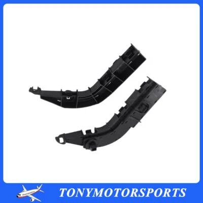 2Pcs Left & Right Side Bumper Bracket Plastic Black Fit For Honda City 2005-2008 - Image 1 of 4