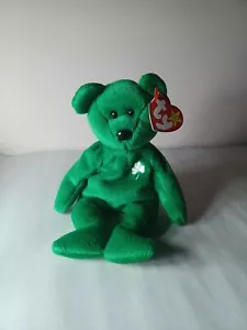 TY Beanie Baby - ERIN el Oso Irlandés Verde - Imagen 1 de 7