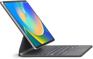runelk Keyboard Case for iPad Air 13 (M3 2025 / M2 2024) and iPad Pro 12.9 inch - Picture 1 of 9