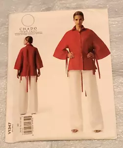 Chado Ralph Rucci Vogue Patterns Number V1347 Sizes 6-14 - Picture 1 of 3