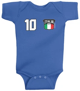 Threadrock Baby Team Italia Soccer Infant Bodysuit Italy Italian Football - Picture 1 of 6