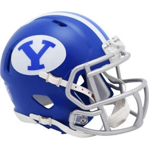 Mini casco de fútbol americano BYU Cougars Royal Blue Riddell Speed - Imagen 1 de 1