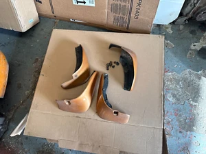 MX5 Front and Rear Mud Flap Guard Set Genuine Mazda MX-5 Mk2 1998 2005 GOLD - Picture 1 of 1