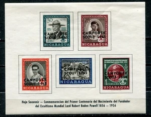 NICARAGUA 1965, SCOUTS - "CAMPOREE SCOUT 1965", Scott C386a OVPT'D, MNH - Picture 1 of 1