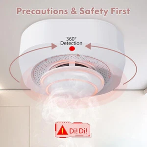 1pcs Home Fire Alarm Smoke Detector Gas Sensor Smoke Alarm Fireangel UK - Picture 1 of 12