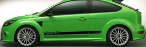 MK2 Focus RS Karosserie Aufkleber, maßgeschneiderter Seitenstreifen Vinyl Grafik Aufkleber - Bild 1 von 2