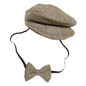 Baseball Cap Bow Tie Baby Photo Props Photography Outfits Newborn - Picture 1 of 4