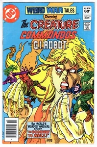 Cómic Weird War Tales #116 1982 DC Edad de Bronce Creature Commandos G.I. Robot - Imagen 1 de 2