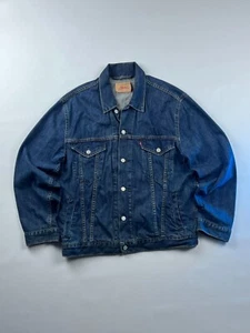 Vintage Levis Jeansjacke 72510 Large Herren klassisch Knopfleiste blau Jeans Trucker - Bild 1 von 9