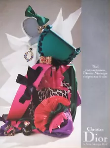 PUBLICITÉ DE PRESSE 1986 CHRISTIAN DIOR MAROQUINERIE NOEL C'EST POUR TOUJOURS - Bild 1 von 1
