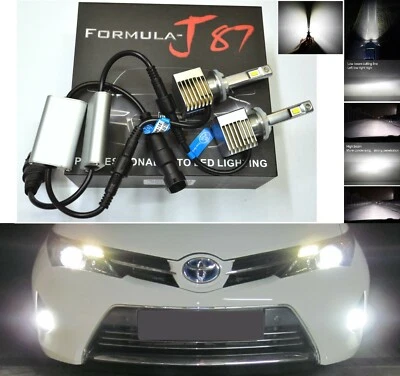 LED Kit S 100W 880 6000K White Two Bulbs Head Light Cornering Turn Replacement - Image 1 of 4