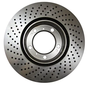 Disc Brake Rotor-Cross Drilled Rotor Rear EBC Brake New RK1934XD - Picture 1 of 1