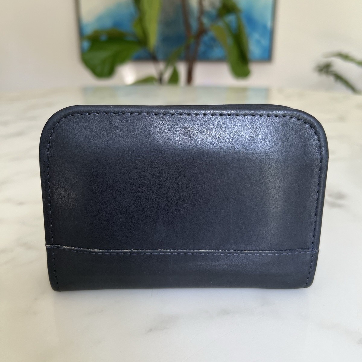 希少✨ Vintage Coach 二つ折り 財布 Wallet ネイビー Coach Blue Wallets for Women with Vintage for sale | eBay