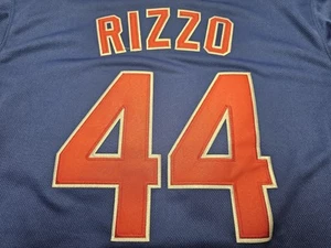 Anthony Rizzo Chicago Cubs MLB #44 Retro 80s Jersey Size 48 Majestic - Picture 1 of 10