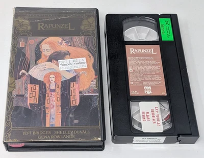 Faerie Tale Theatre Rapunzel VHS Shelley Duvall Jeff Bridges Clamshell VTG - Image 1 of 4