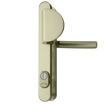 Paire poignée blindée de porte Bricard Bricard Osmose béquille aileron plaque é - Photo 1/4