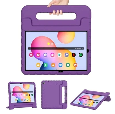 Kids Case for Samsung Galaxy Tab S6 Lite 10.4 Inch 2024 2022 2020 Model Purple - Image 1 of 4