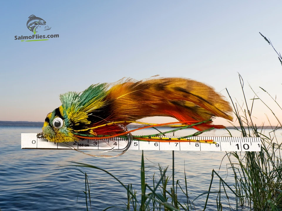 🐸 3er Set Brochet Swimming Frog Streamer | Orange Belly | 10 cm | Hakengröße #3 - Bild 1 von 1