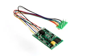 Lenz 10231-02 decoder locomotiva standard + V2 DCC NEM652 8 poli su fili NUOVO - Foto 1 di 6