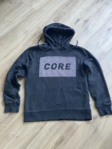Jack & Jones Core Hoodie, Schwarz mit Aufdruck, Größe S - Bild 1 von 6