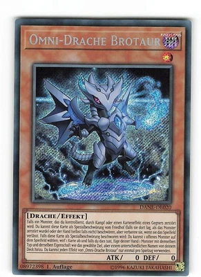 Yugioh OMNI-DRACHE BROTAUR , dane-de020 Secret Rare deutsch Near Mint 1. Auflage - Bild 1 von 2