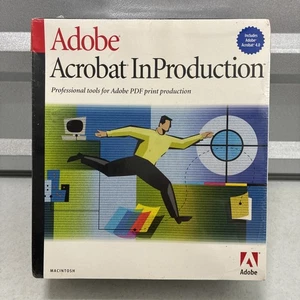Adobe Acrobat InProduction Software Macintosh *NEW/ Sealed - Picture 1 of 7