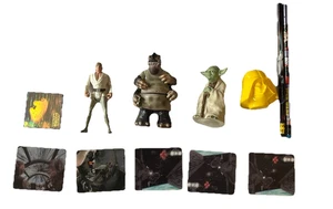 Vintage Star Wars Collectible LOT Hologram Magnet Figures Yoda Darth Dexter - Picture 1 of 19