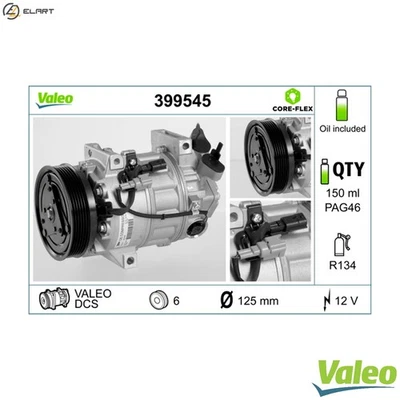 COMPRESSOR AIR CONDITIONING 399545 FOR RENAULT LAGUNA/III/Grandtour LATITUDE - Image 1 of 4