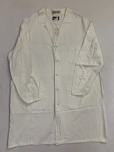 Bulwark Flame Resistant FR Work Lab Coat XL White Industrial Safety Uniform #B11 - Picture 1 of 5