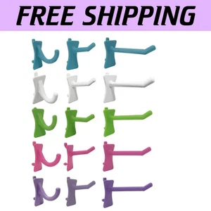 Sturdy Snap-Tite Pegboard Hooks - 72 Pack for Garage, Craft Room & More - Picture 1 of 8