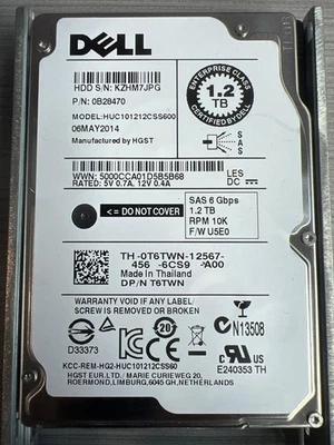 HGST HUC101212CSS600600 1.2TB 10K 2.5-INCH SAS HARD DRIVE - Image 1 of 2