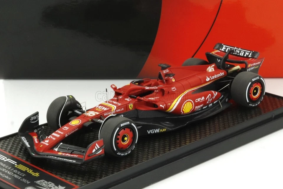 1/43 BBR-MODELS - FERRARI - F1 SF-24 TEAM SCUDERIA FERRARI N 16 BBRC295A